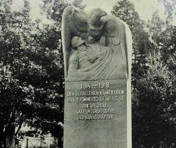 miasto Koszalin – pomnik poległym z 49 regimentu 6 dywizji piechoty